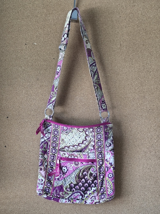 Vera Bradley Handbags - Vera Bradley Classic Hipster Crossbody Bag in "Very Berry Paisley" (Retired)